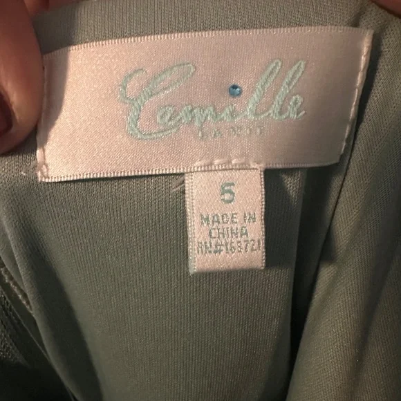 green camille la vie short homecoming dress - Picture 3 of 3